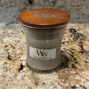 New WoodWick Fireside Candle
